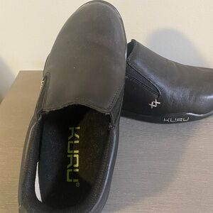 KURU Women’s Black Slip-On Loafers